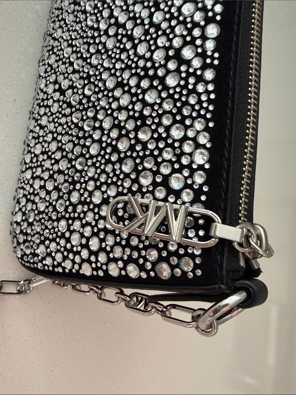 NWT Michael Kors Empire Rhinestone Shoulder Bag